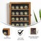 Flash Furniture Maverick 11x14 Solid Pine Medals Display Case w/3 Channel Grooved Removable Shelves in Rustic Brown HMHD-23M014YBN1-RSTBRN-1114-GG - alternate 7